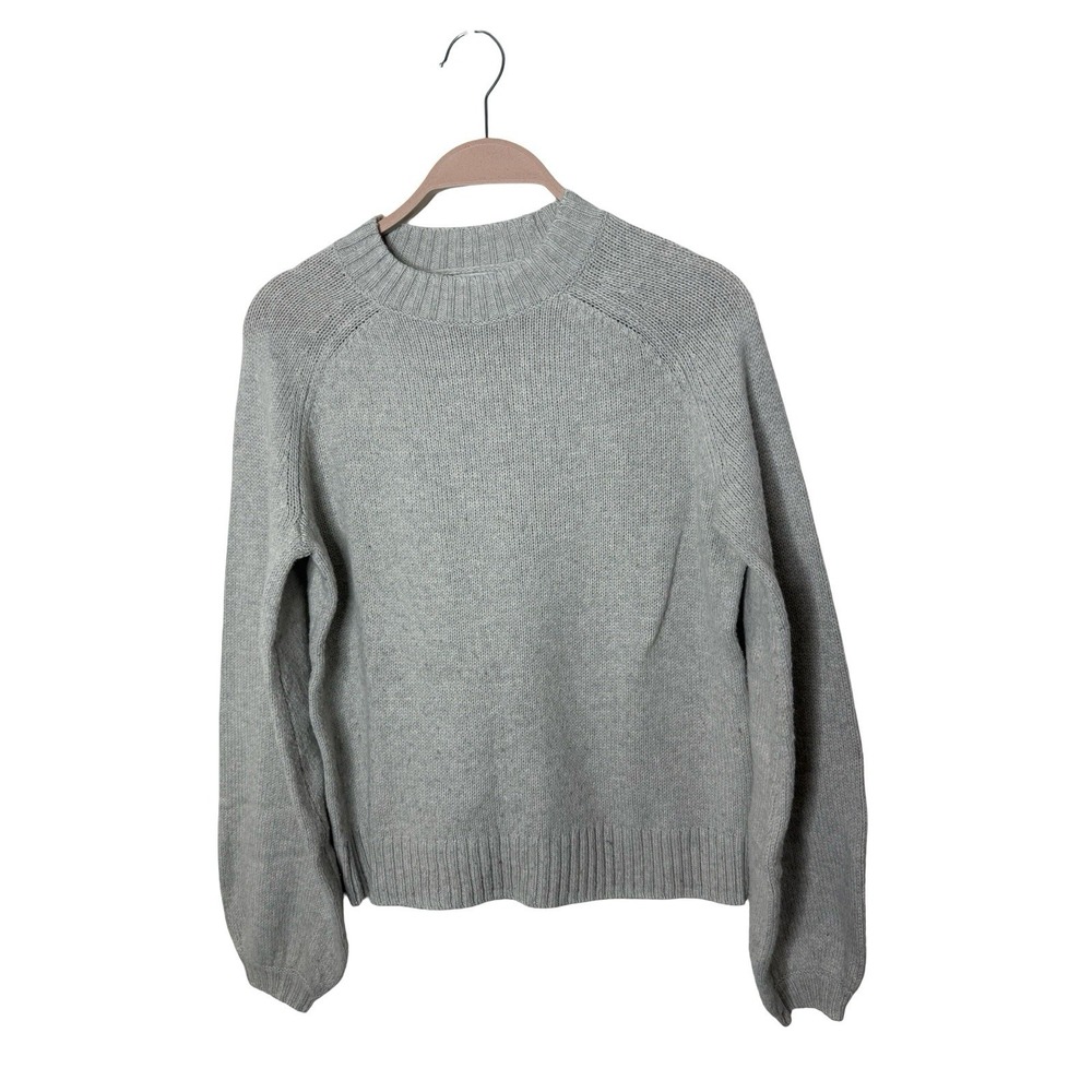 Smartwool Womens Wool Blend Crewneck Sweater gray SW016477 Large